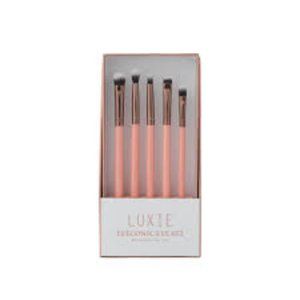 Luxie, Eyeconic 5pc Brush Set in Rose Gold, Brand New